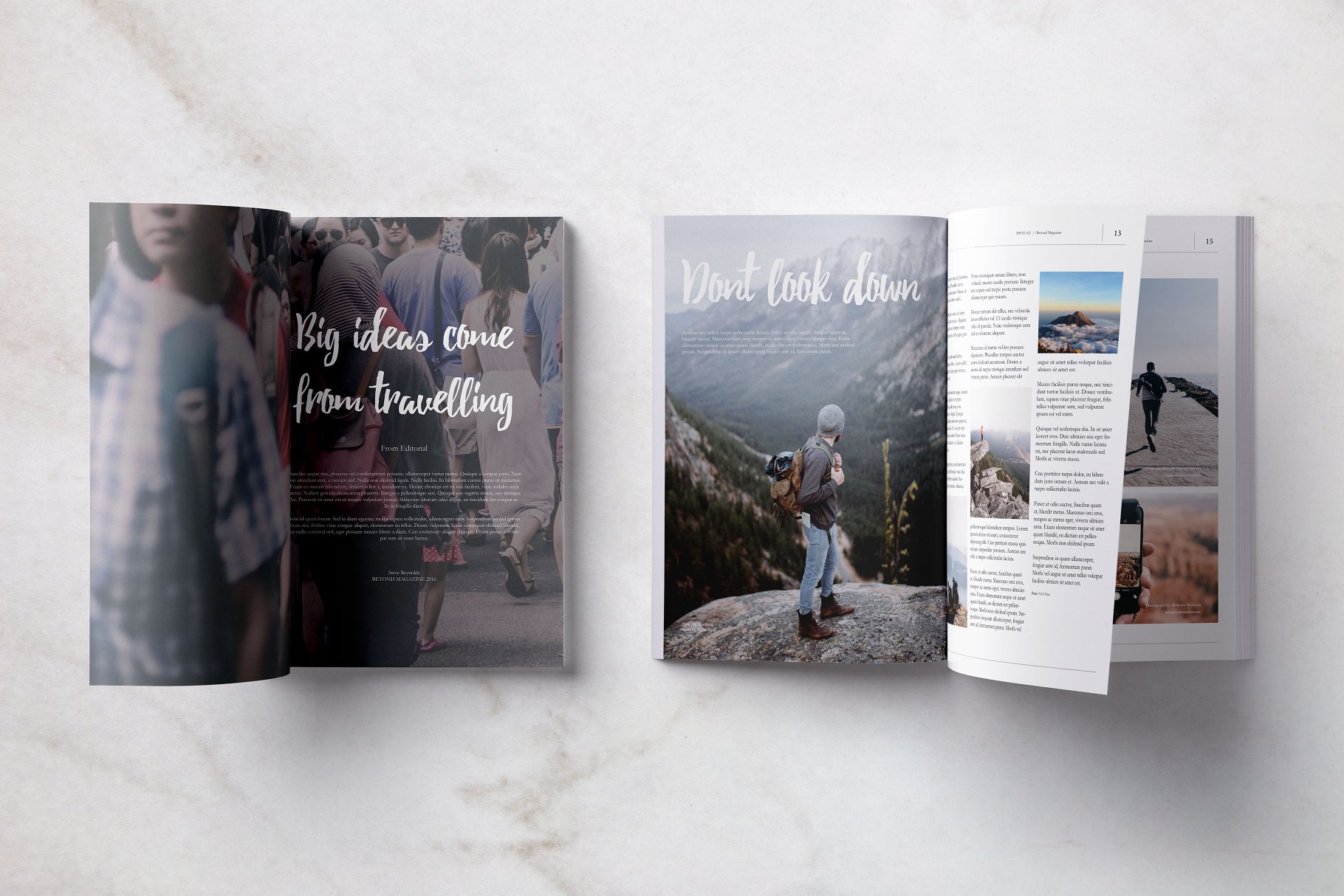 旅行摄影社交主题杂志模板 Beyond Magazine插图(2)