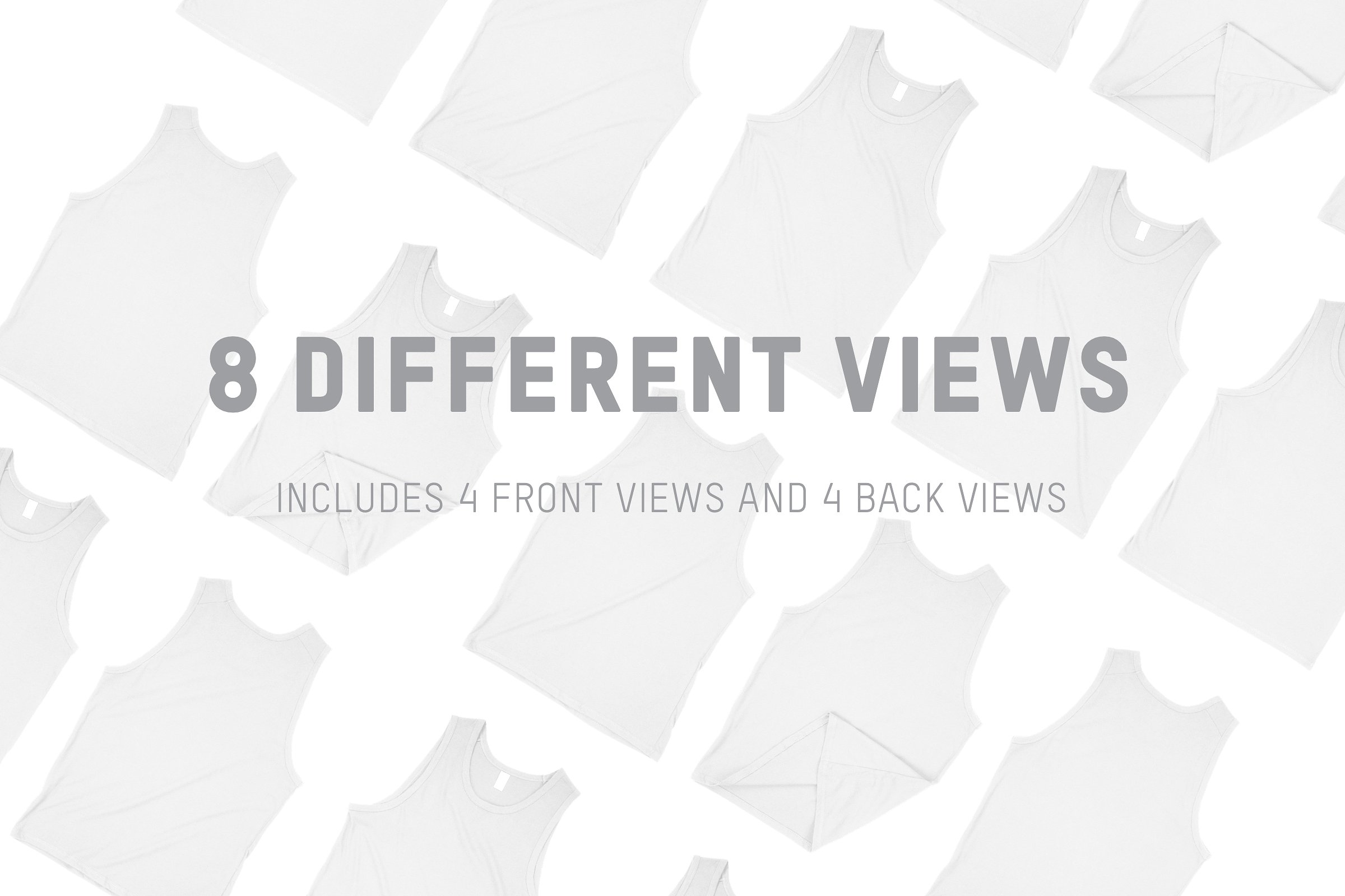运动背心服装样机 Alternative 4871C1 Tank Top Mockups插图(5)