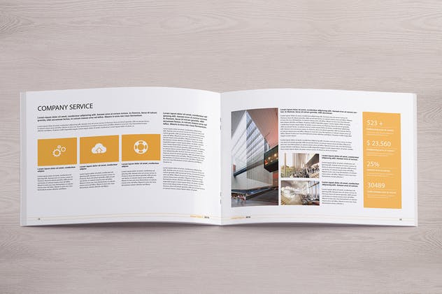 A5规格杂志画册样机模板 A5 Magazine / Brochure Mock-up’s插图(8)