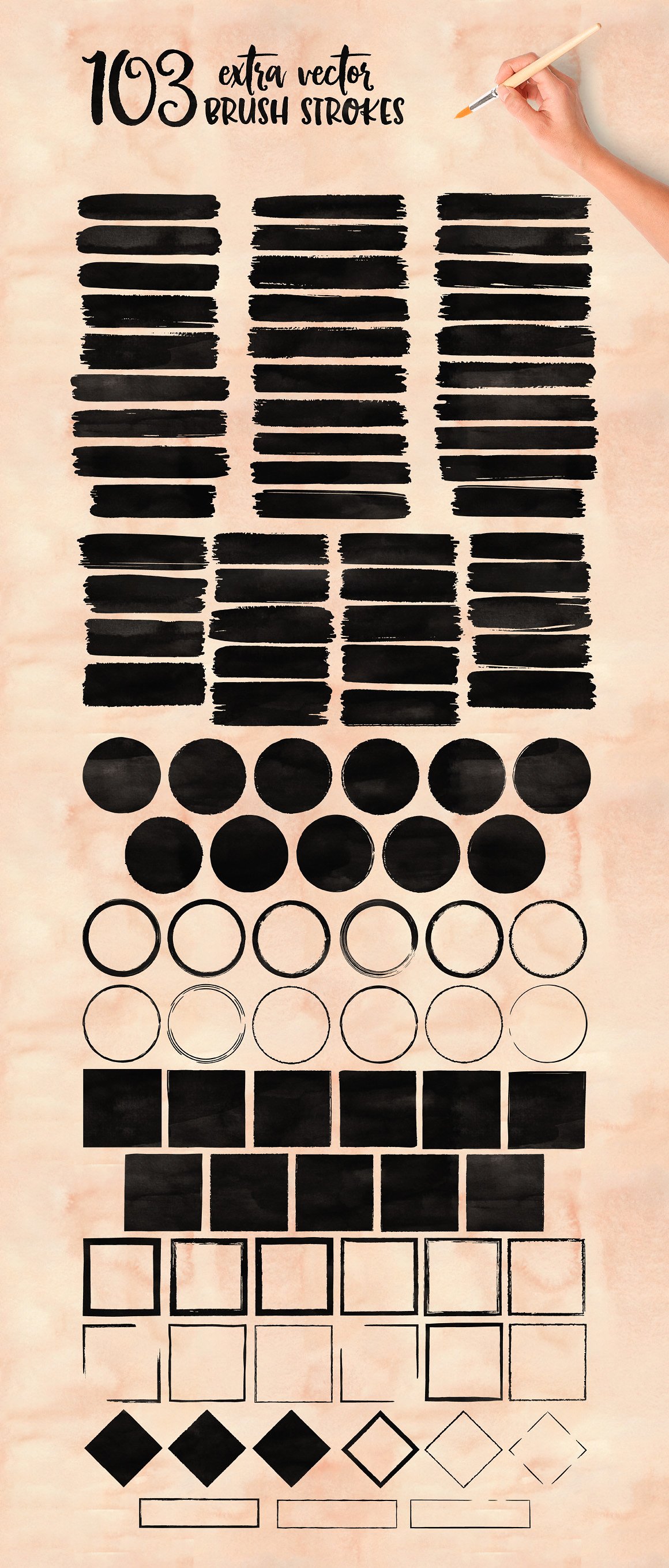 素材库下午茶：手工打造漂亮华丽的水彩和金属盒纹理下载 2.41GB[psd,png,als]插图(2)