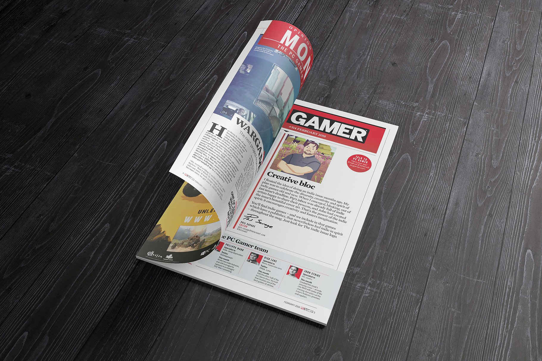 A5规格杂志样机模板 A5 Magazine Mockups v.1插图(2)