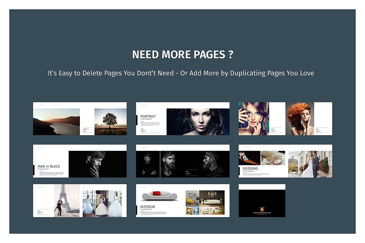 简约大图风格的专业的摄影主题杂志模板下载[indd]插图(20)