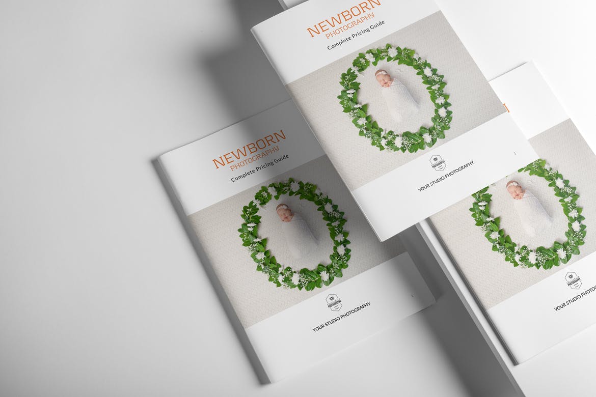 初生婴儿新生婴儿艺术摄影写真报价单设计模板 Newborn Photography Pricing Guide插图(10)