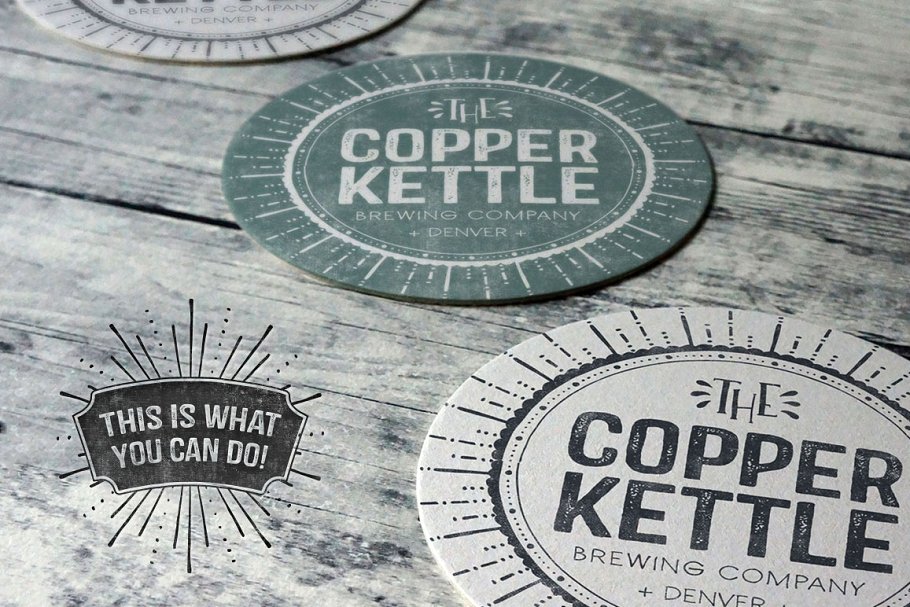 黑板画粉笔画装饰元素设计素材 Borders, Corners & Frames Super Kit插图(4)