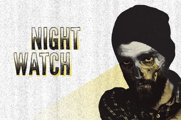 Alternative Printmaker–打造另类版画效果的PS笔刷下载[abr,pat,grd,psd]插图(6)