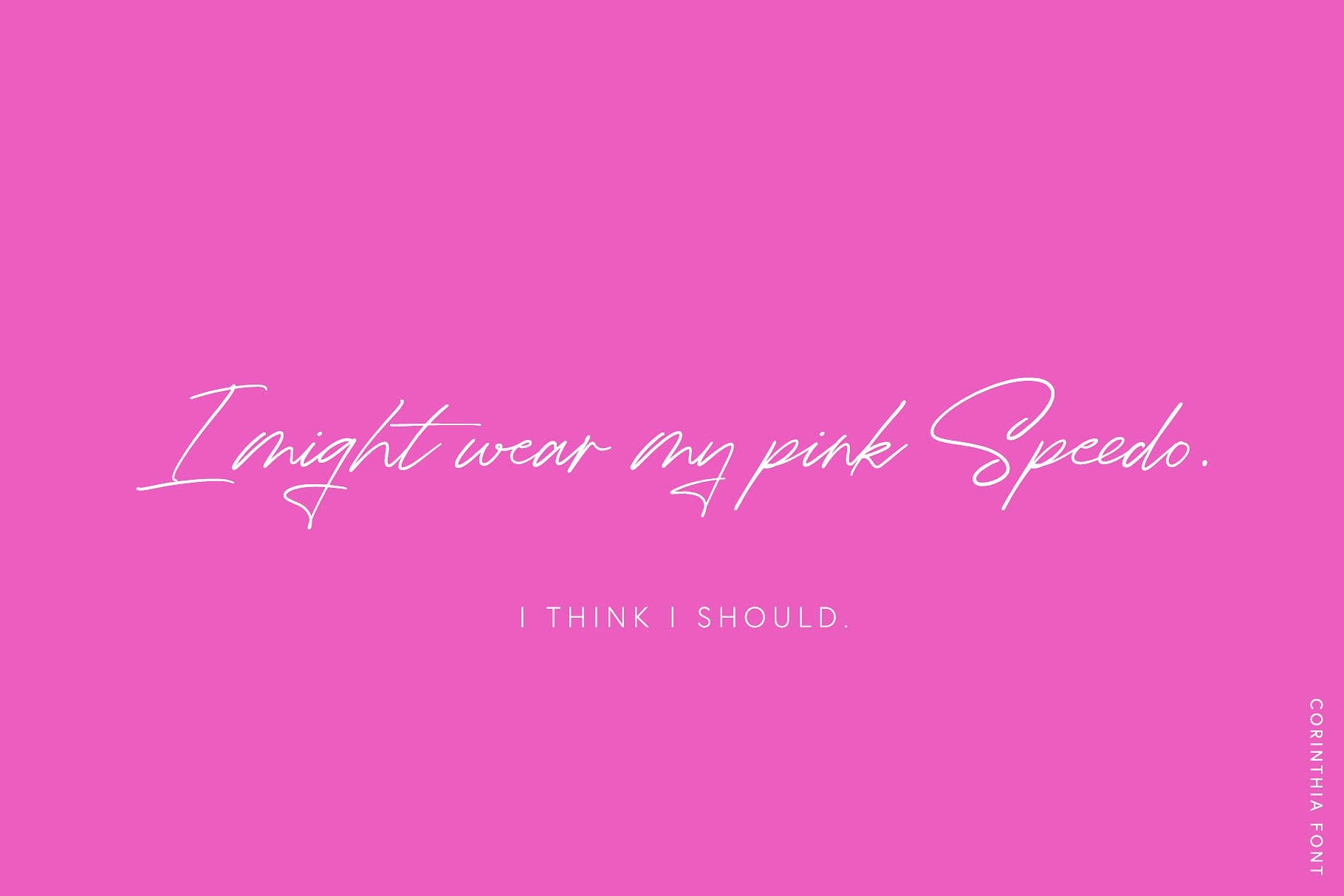 手工制作英文签名书法字体 Corinthia Font插图(8)