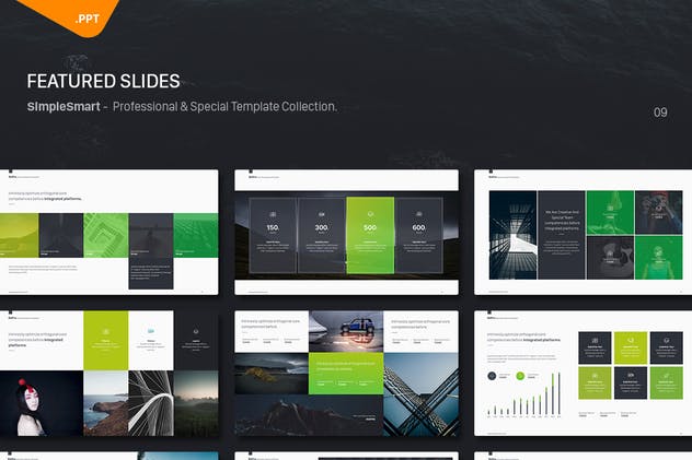 多用途商务风格PPT模板 BePro Powerpoint Business Template插图(10)