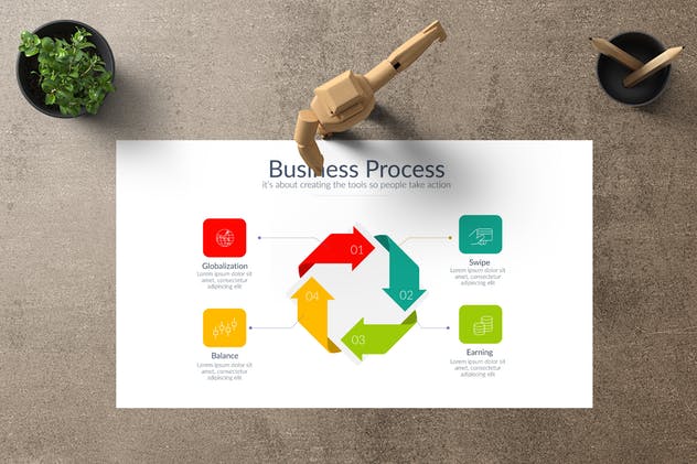 创意项目计划书演示PPT幻灯片模板 DASHBOARD Powerpoint Template插图(3)