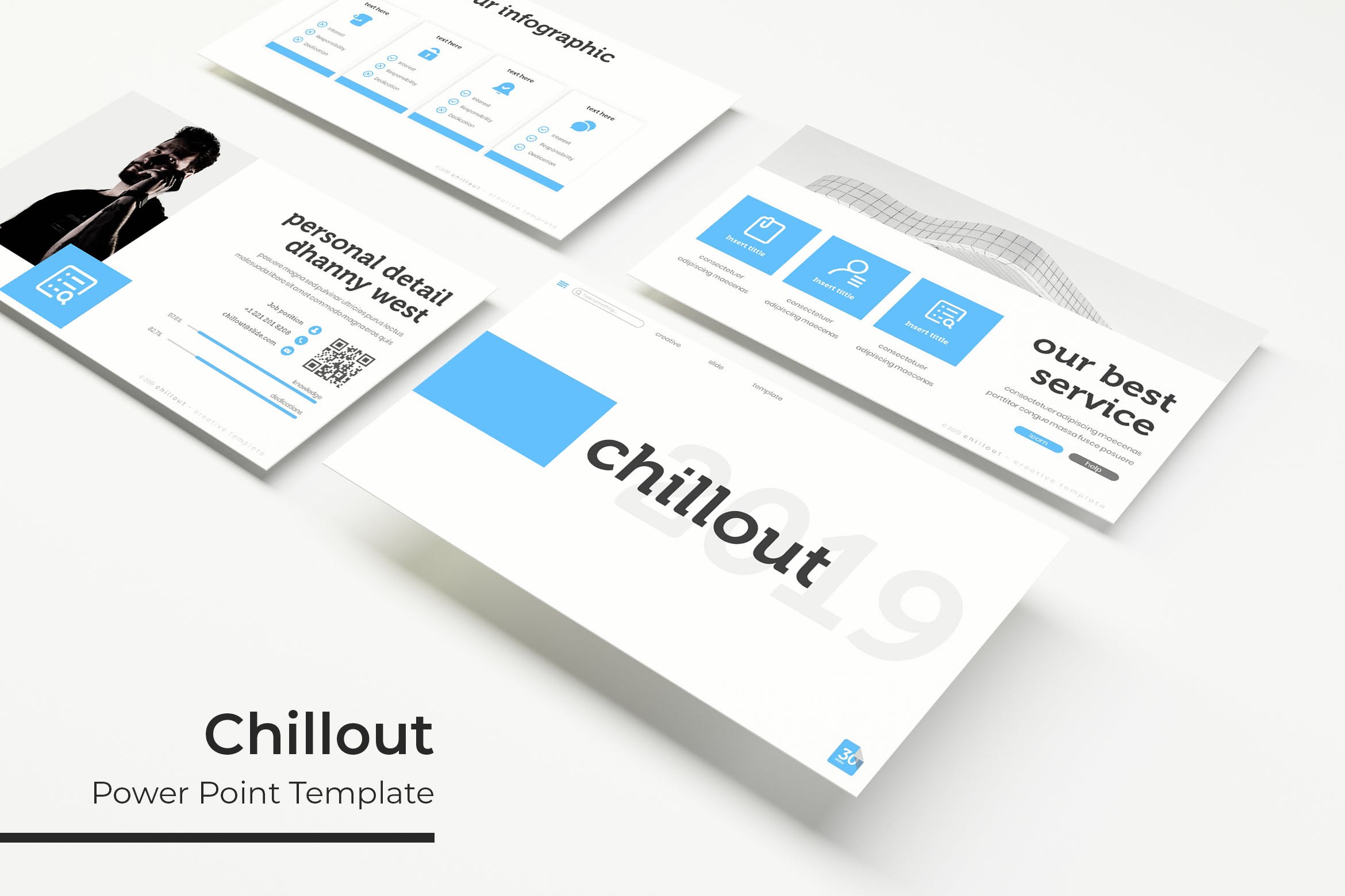 公司简介公司业务介绍PPT幻灯片模板 Chillout – Powerpoint Template插图