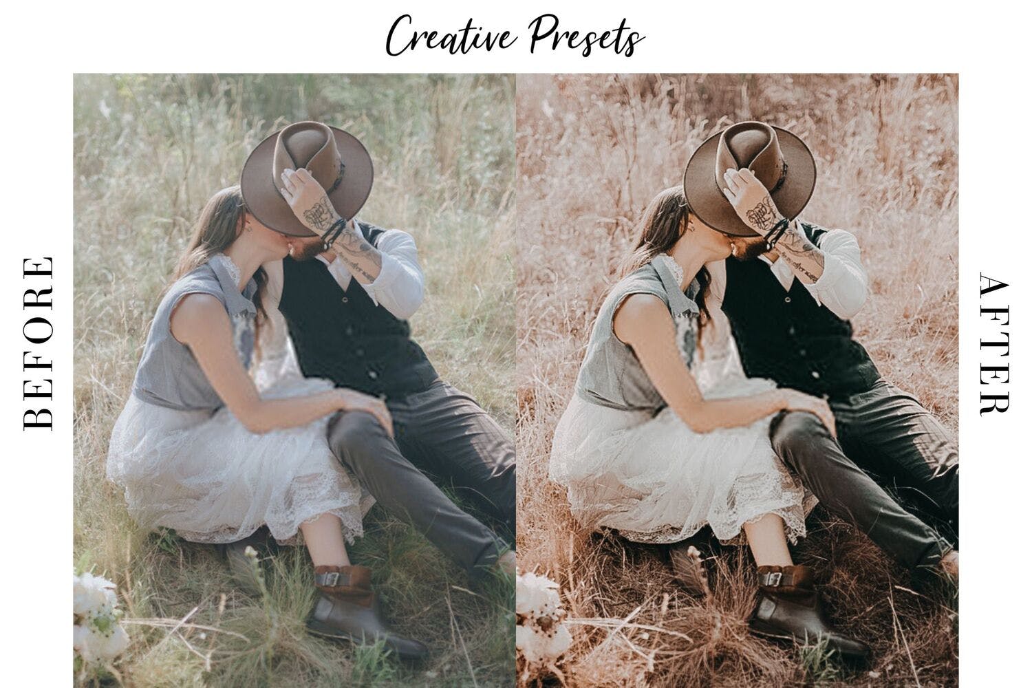 复古色调风格婚纱摄影LR调色滤镜预设 Moody Tones Mobile Lightroom Preset插图(4)