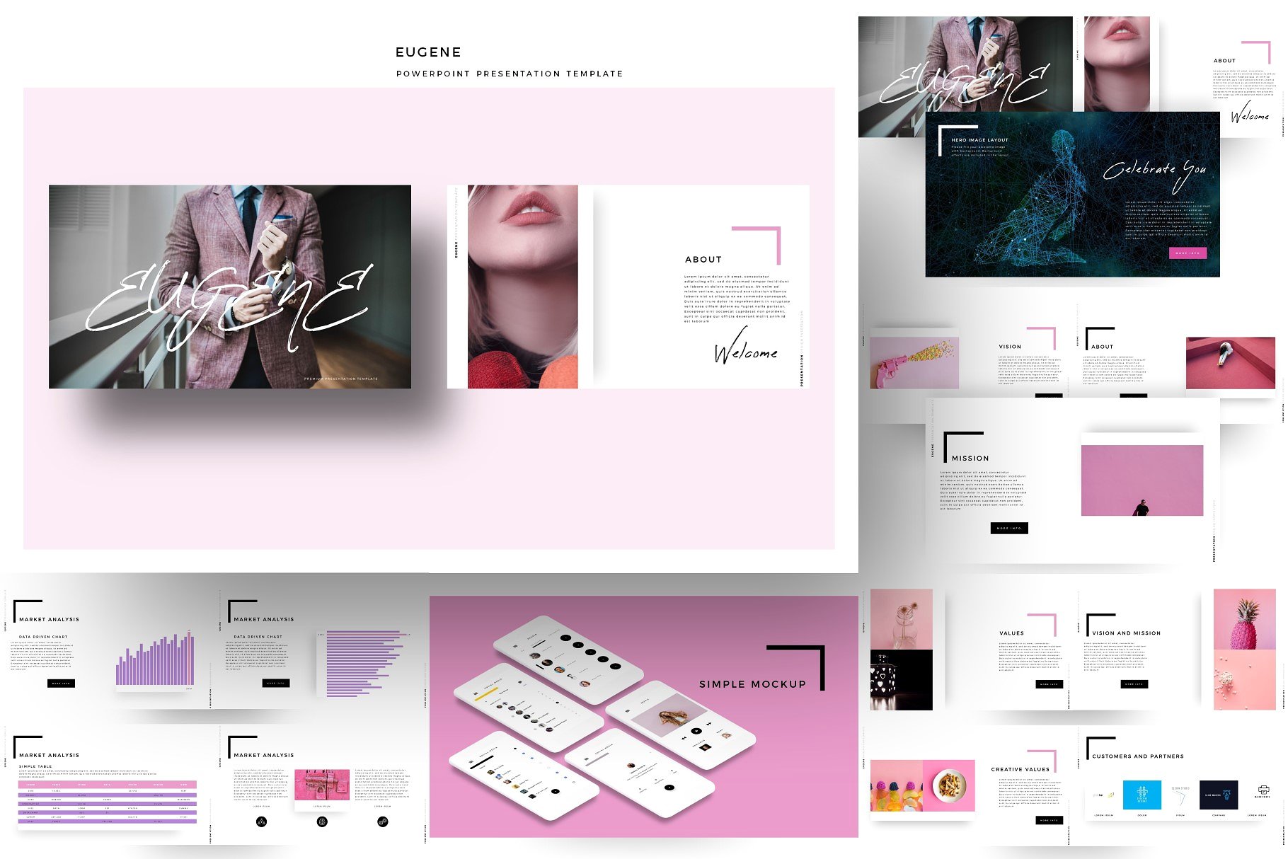 12合1创意极简的幻灯片模板合辑下载 12-IN-1 Creative PowerPoint Bundle [pptx]插图(6)