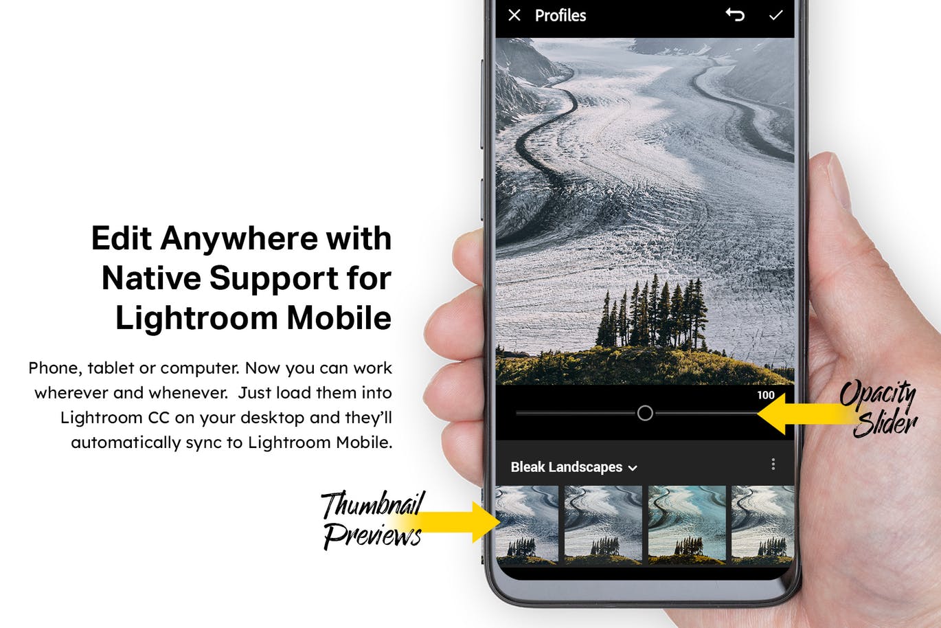 50款户外风景类摄影的调色处理LR预设 50 Bleak Lightroom Presets and LUTs插图(4)