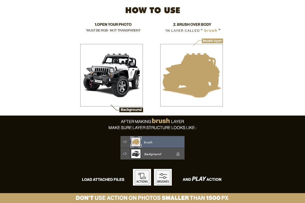 铅笔素描艺术插画效果素材库精选PS动作 Pencil Sketch 3 Photoshop Action插图(1)