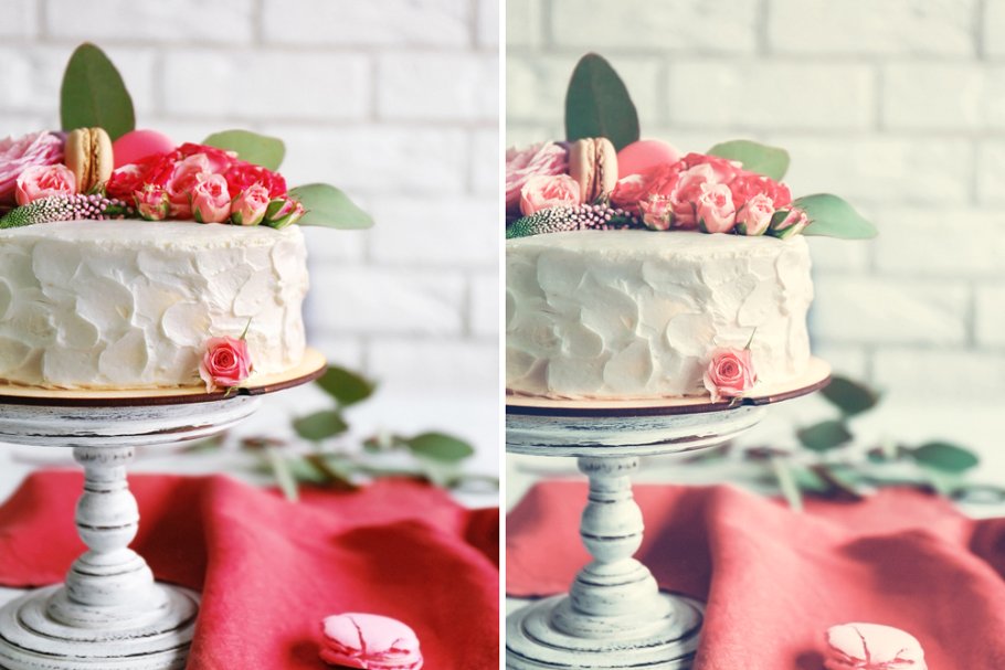 复古婚纱摄影特效PS动作 Photoshop Actions Vintage Wedding插图(14)