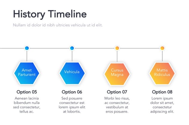 多彩渐变色Google Slides幻灯片设计模板 Colorful Bundle Google Slides插图(9)