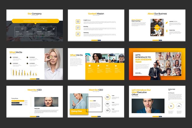 市场营销推广计划工作汇报Keynote幻灯片模板 Marketing Plan Vol 2 Keynote Templates插图(4)