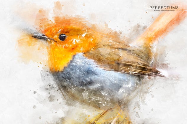 水彩插画大师PS动作 Perfectum 3 – Watercolor Master Photoshop Action插图(6)
