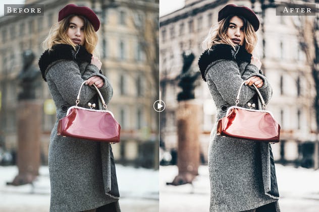 一款人像生活照片调色LR预设 Insta Blogger Desktop and Mobile Lightroom Presets插图(5)