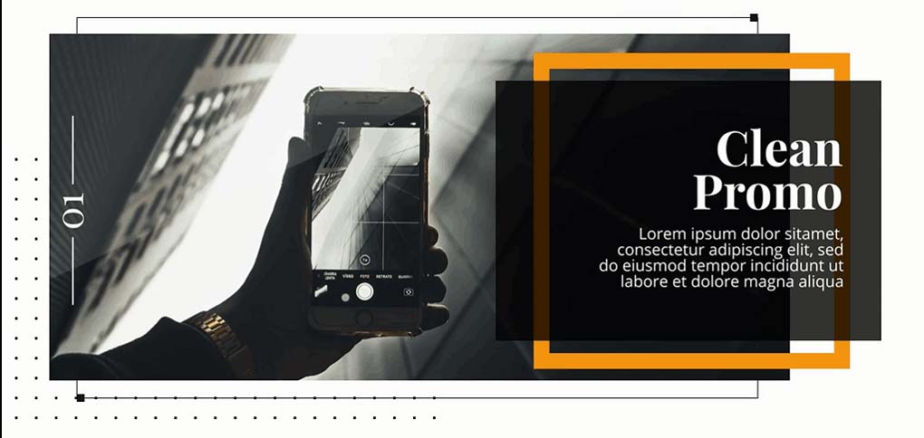 后现代、干净的keynote模板插图