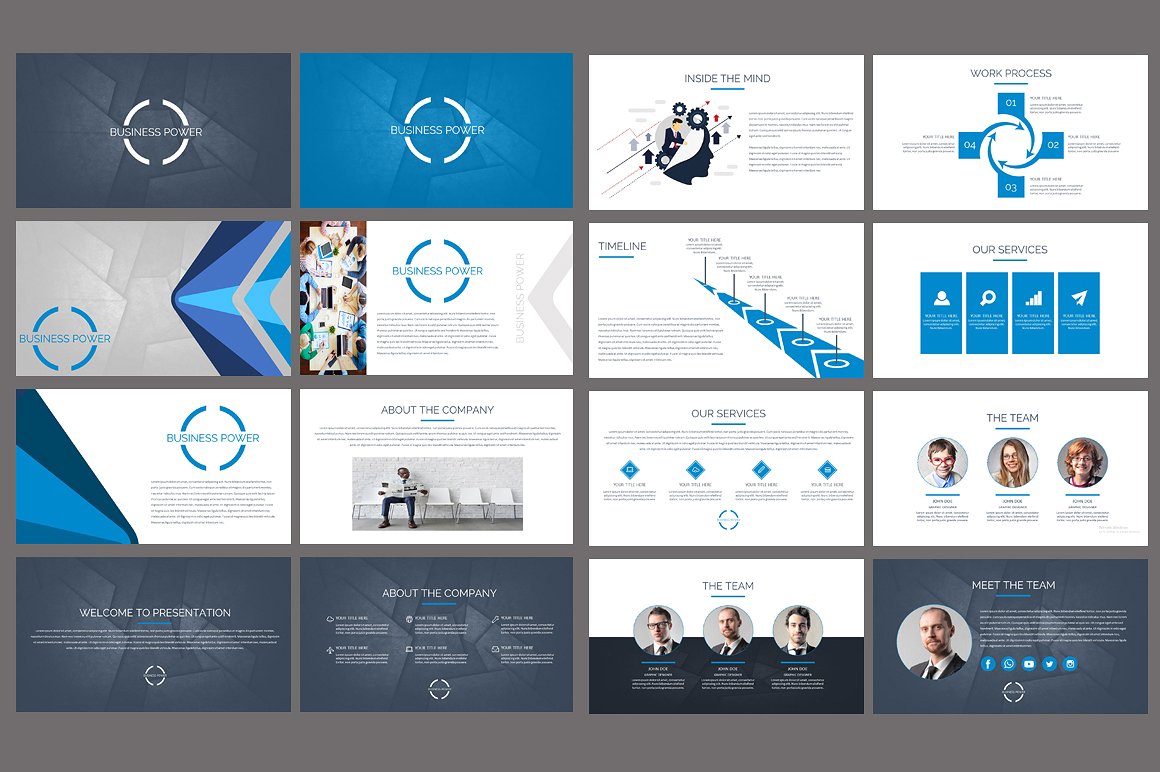 现代和专业的主题演讲Keynote模版插图(1)