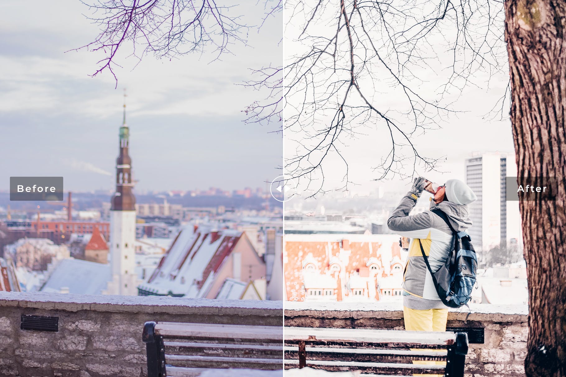 明亮色调高对比照片风格Lightroom调色预设 Tallinn Mobile & Desktop Lightroom Presets插图(3)