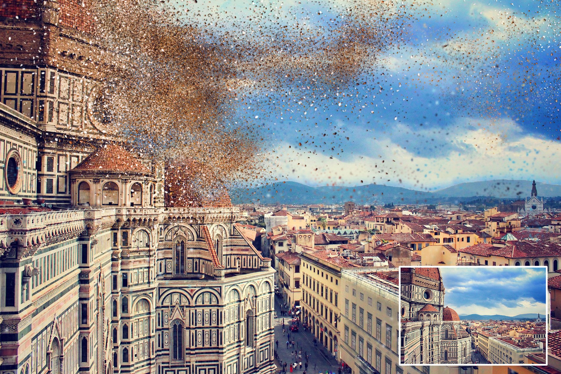 风化溶砂照片效果处理PS动作 Sand Dissolve插图(3)