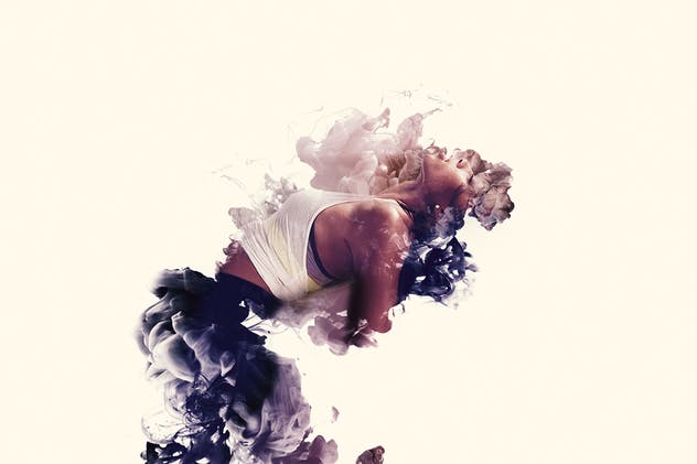 涌动的烟雾动画照片海报特效PS动作 Ephemera Animation Photoshop Action插图(6)