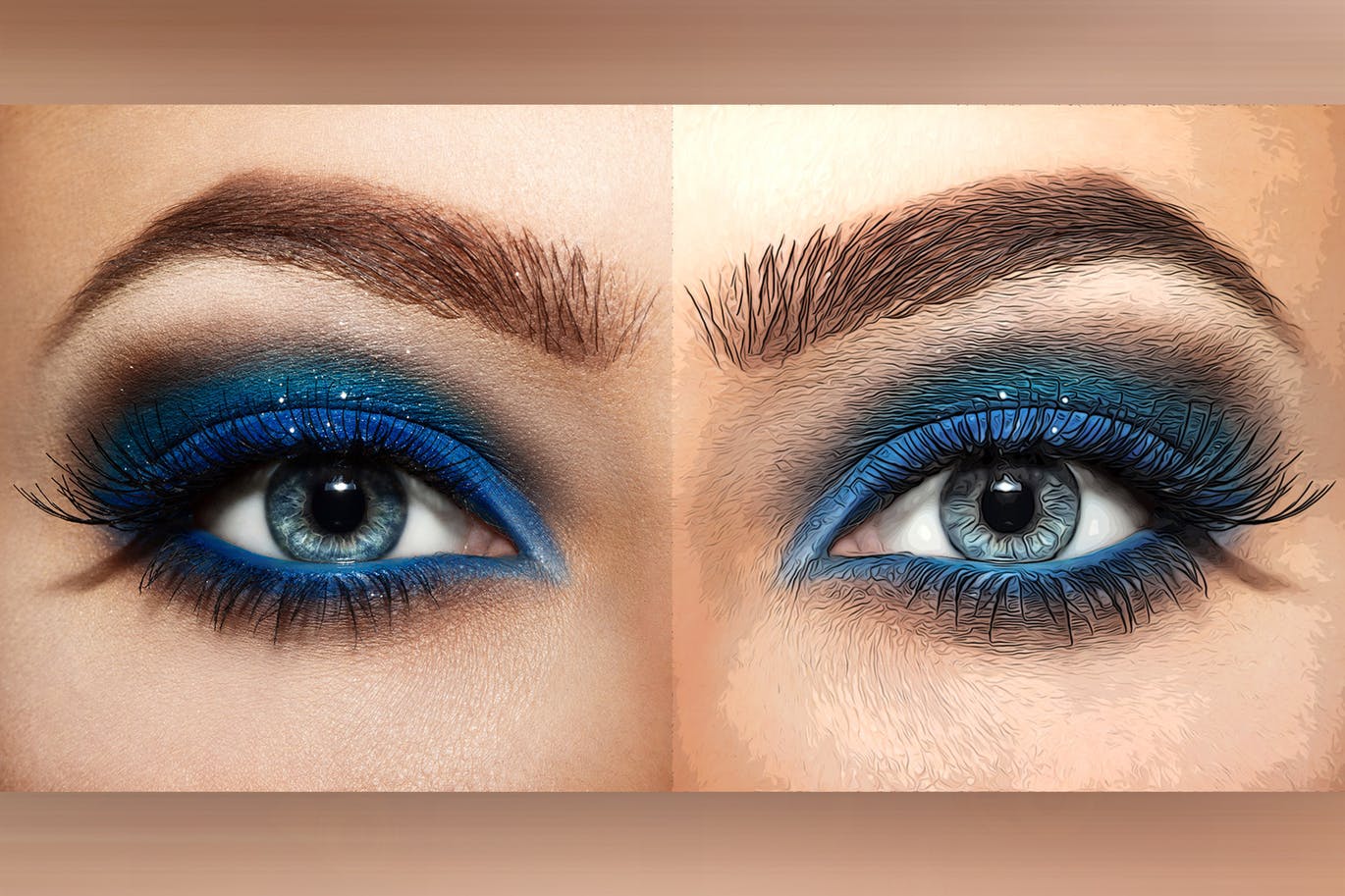 PS油画效果及卡通油画一键生成PS动作 MicroPro Cartoon Oil Photoshop Action插图(4)