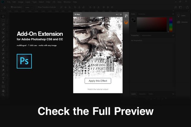 怀旧复古做旧混合艺术效果生成PS动作 Editorial Mixed Media FX Photoshop Add-On插图(6)