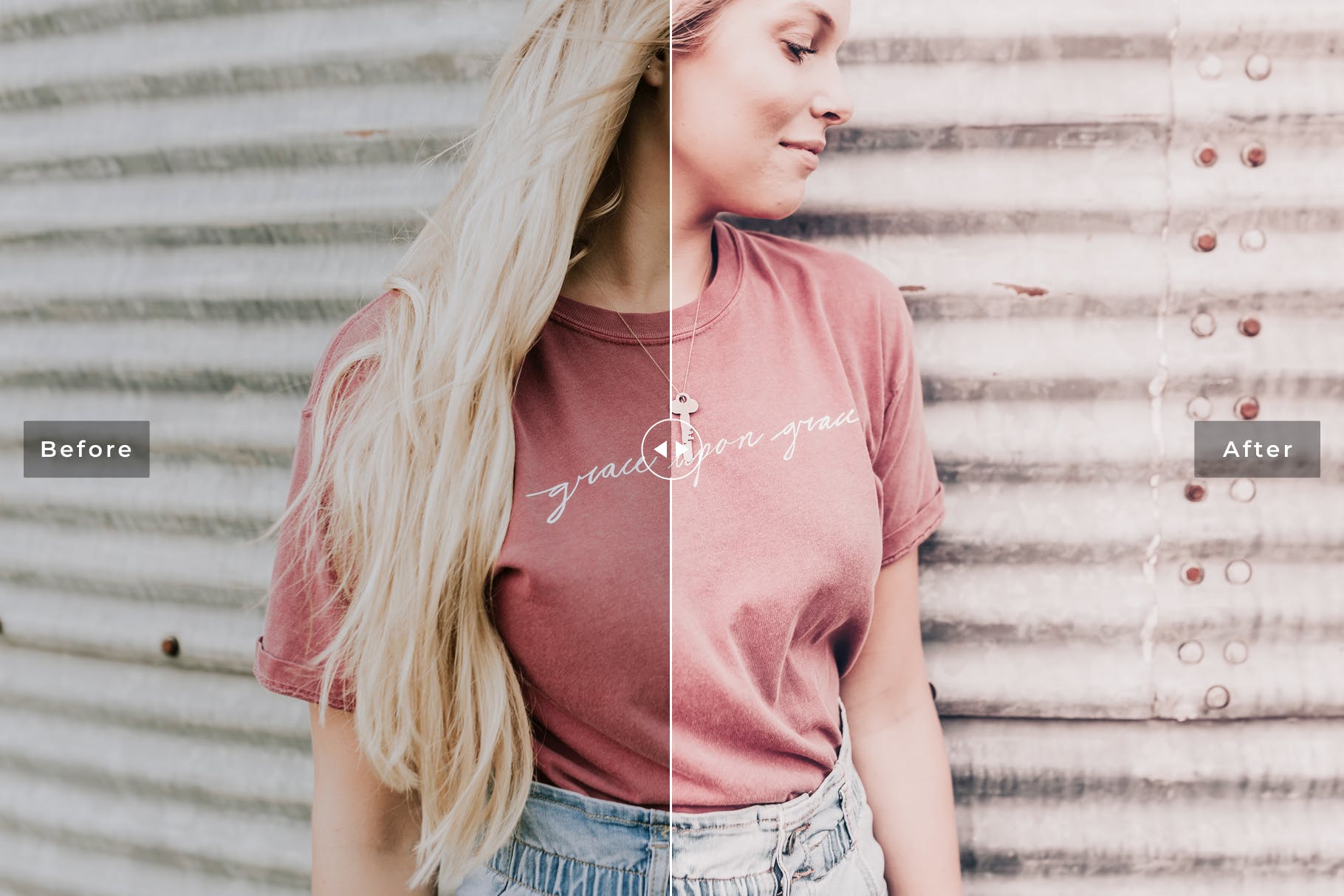 明亮粉色冷色调照片后期处理LR预设 Peony Mobile & Desktop Lightroom Presets插图(2)