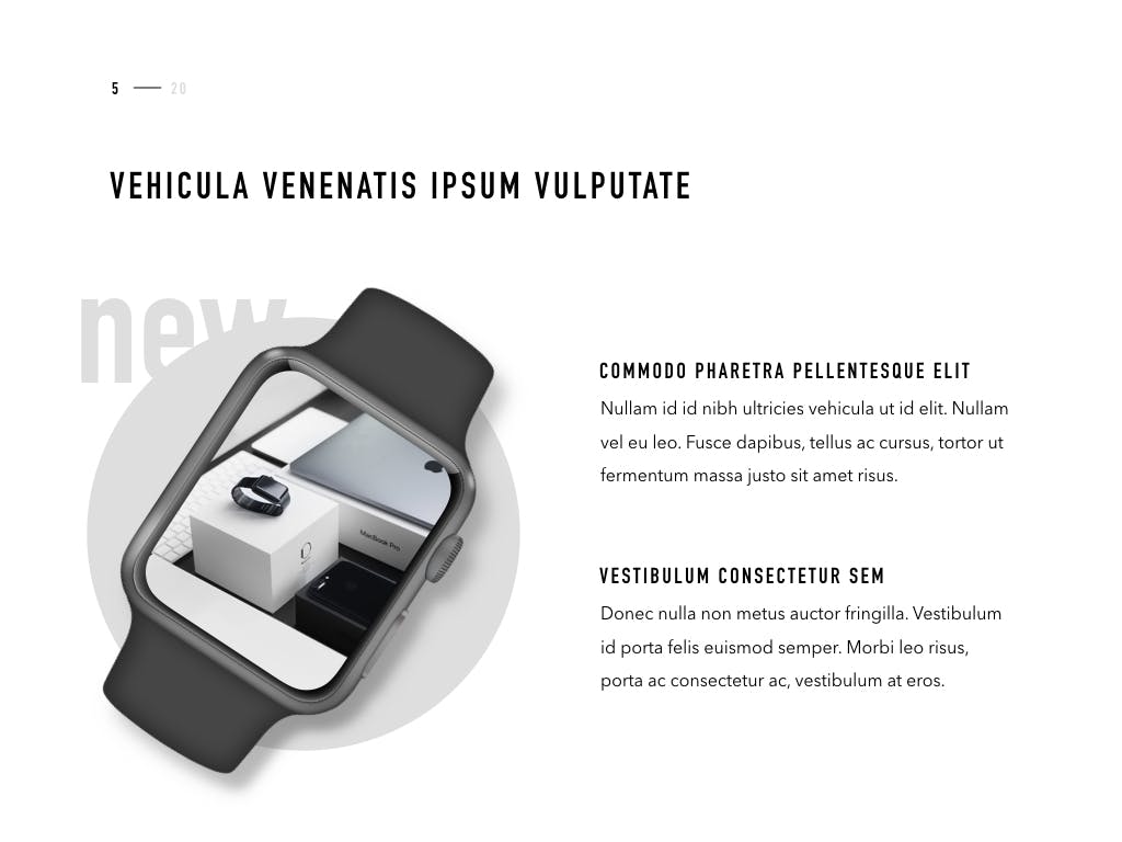 产品设计展示/产品推广适用的PPT幻灯片模板 Product Showcase PowerPoint Template插图(4)