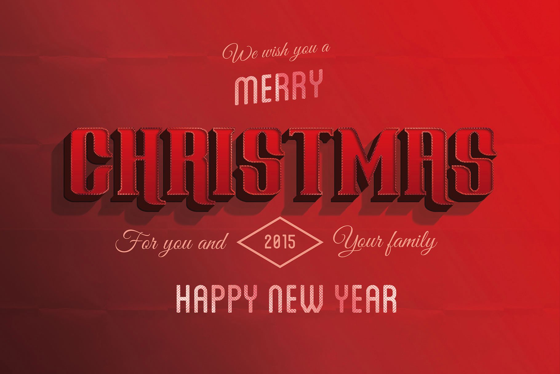 圣诞节主题文本效果图层样式 Merry Christmas Text Effects插图(8)