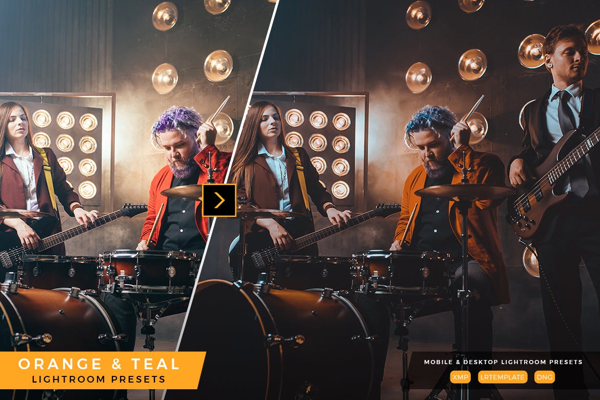 橙色&深绿色色调照片调色滤镜素材库精选LR预设 Orange and Teal Lightroom Presets插图(5)