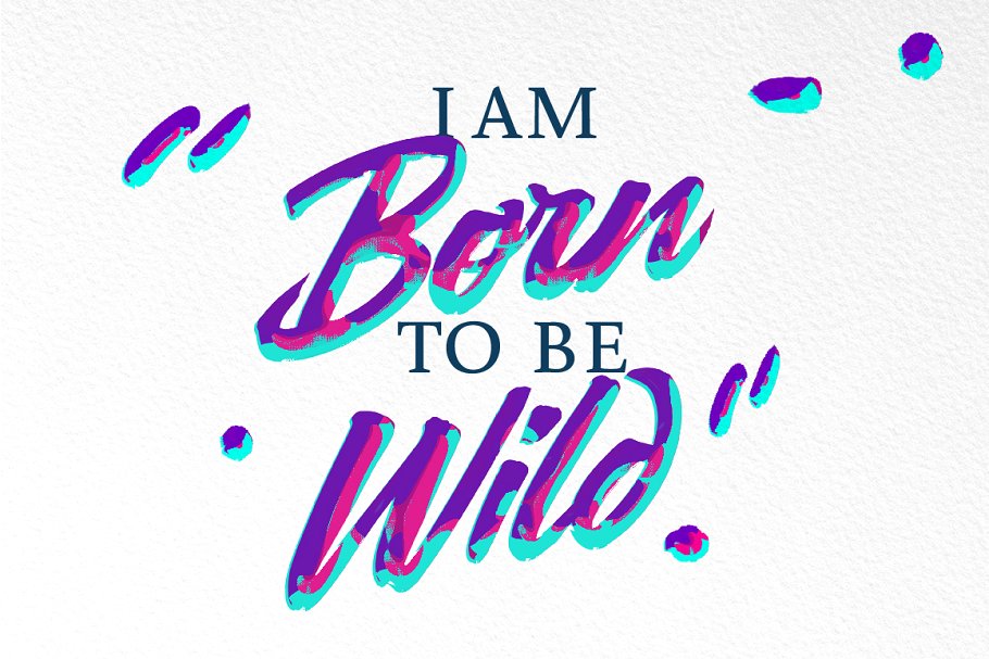 抽象油漆涂抹效果PS字体样式 ABSTRACT PAINT TEXT EFFECTS插图(4)