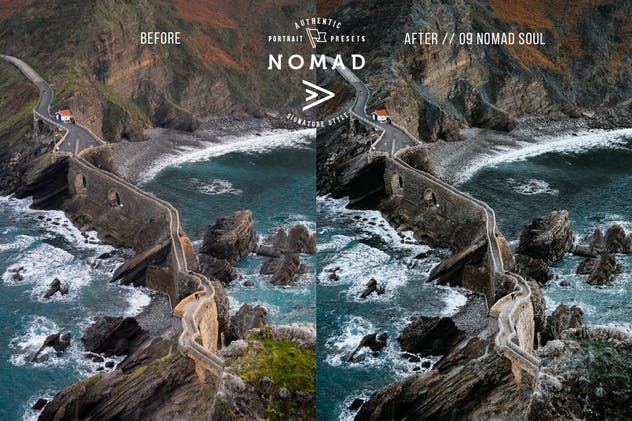 15款大师摄影调色LR预设素材 Nomad Presets for Lightroom插图(10)