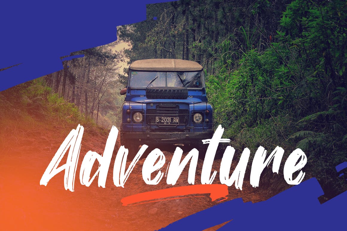 优雅复古英文笔刷字体下载 Youth Power插图(3)