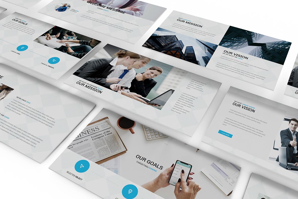 时尚高端专业的谷歌幻灯片Google Slide幻灯片powerpoint演示模版（pptx）插图(5)