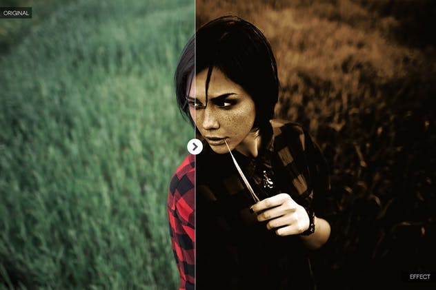 黑暗调色滤镜照片后期特效处理PS动作v2 Dark Photoshop Actions Vol. 2插图(5)