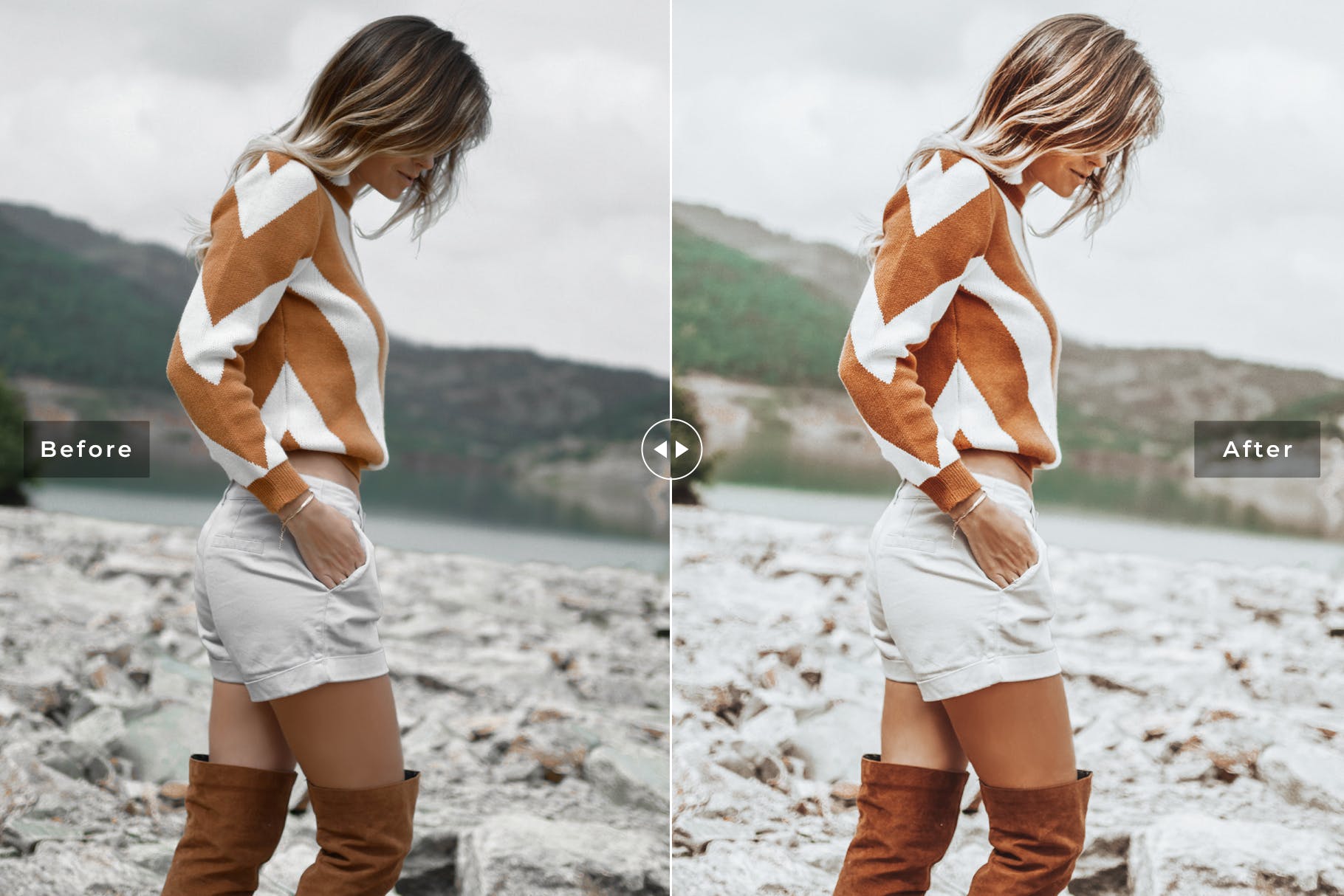 棕色奶油色系LR调色预设下载 Vienna Mobile & Desktop Lightroom Presets插图(4)