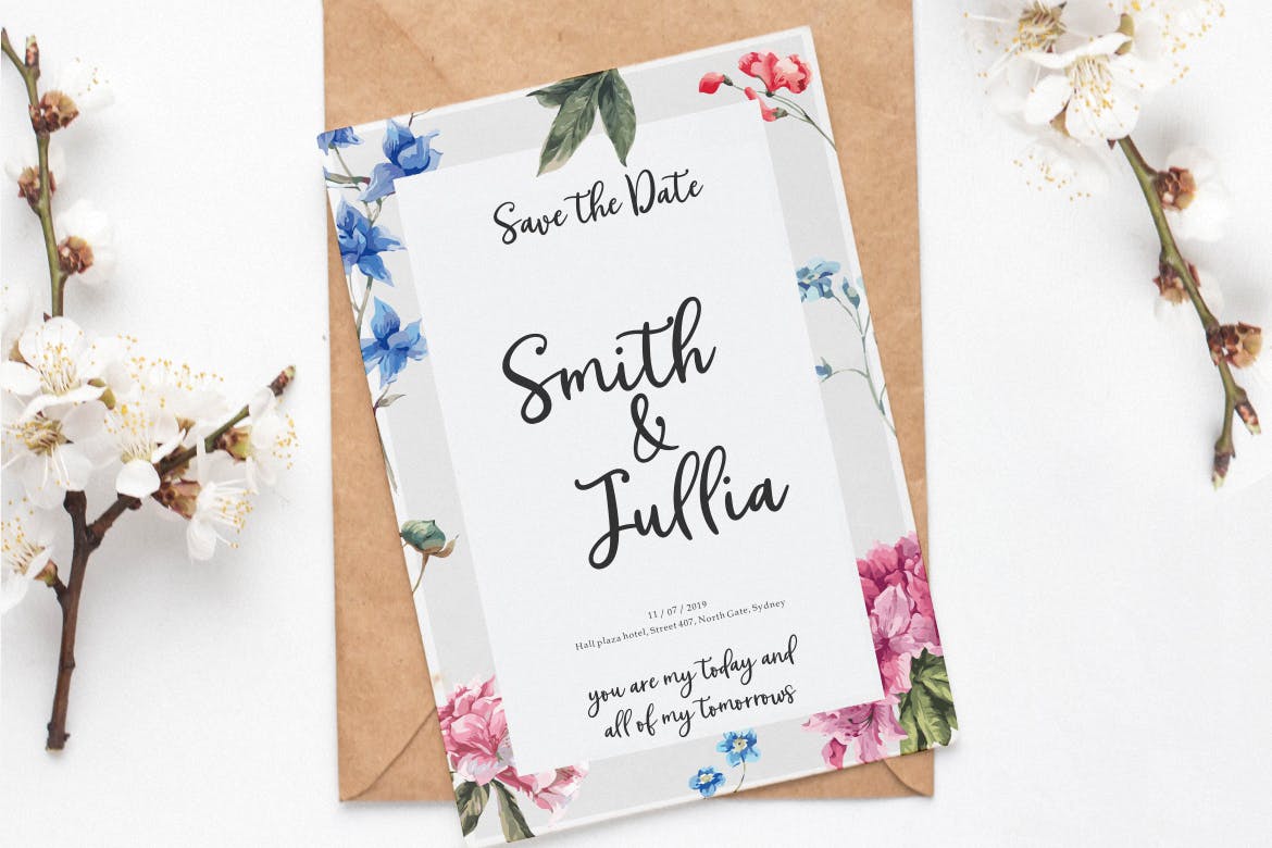 现代优雅英文签名书法字体下载 Quantylus Calligraphy Signature插图(4)