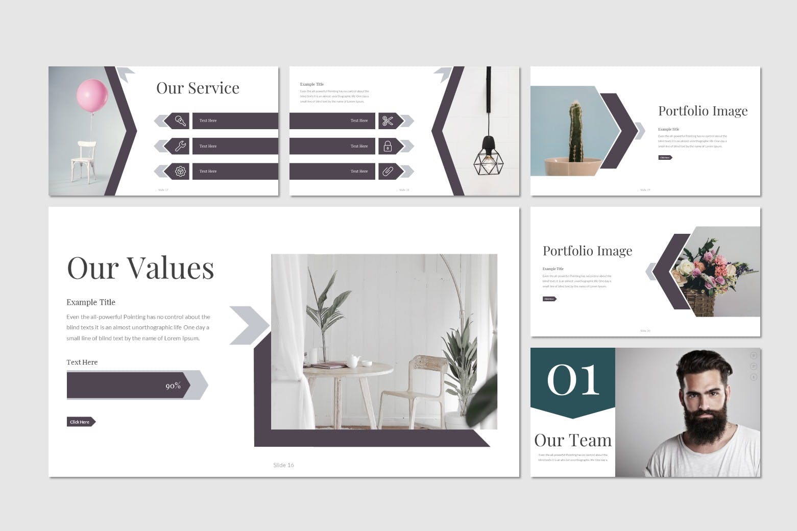 家装设计公司介绍Keynote演示文稿设计模板 Fine Keynote插图(4)