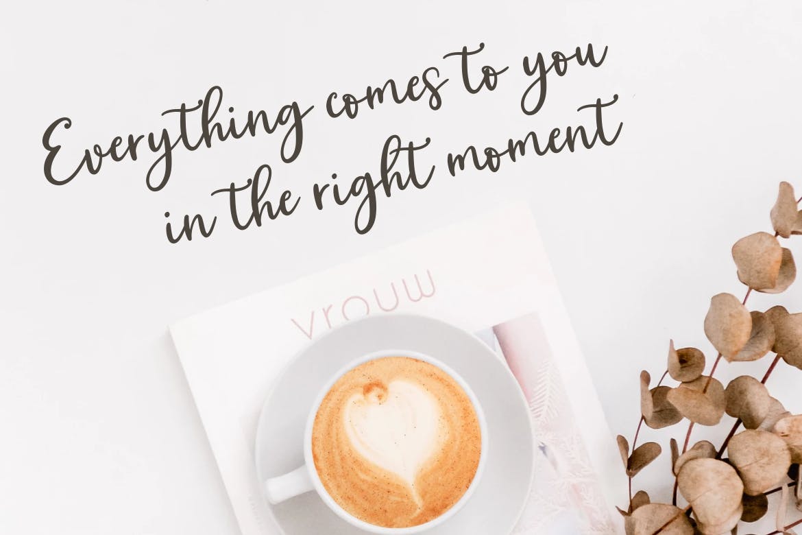 现代优雅英文签名书法字体下载 Quantylus Calligraphy Signature插图(1)