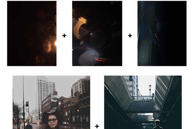 炫酷双重曝光海报照片特效PS动作 Double Exposure Photoshop Actions插图(3)