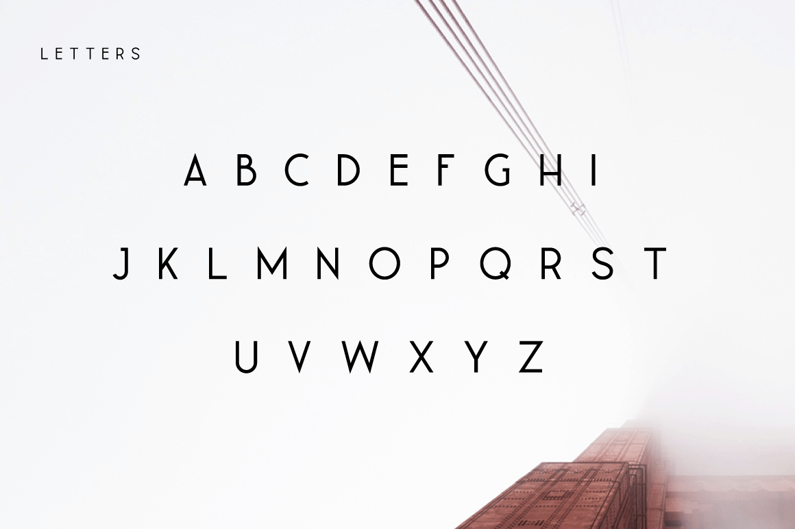 简约风格瘦体英文无衬线字体 Leaner Font插图(1)