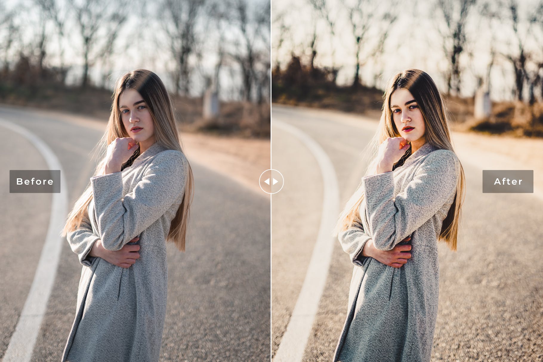 暖色调风格人像摄影LR调色预设 Muted Tones Mobile & Desktop Lightroom Presets插图(2)