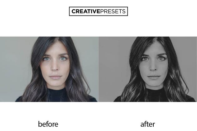 黑白色调照片效果处理LR预设 Rich Black Lightroom Mobile preset插图(3)