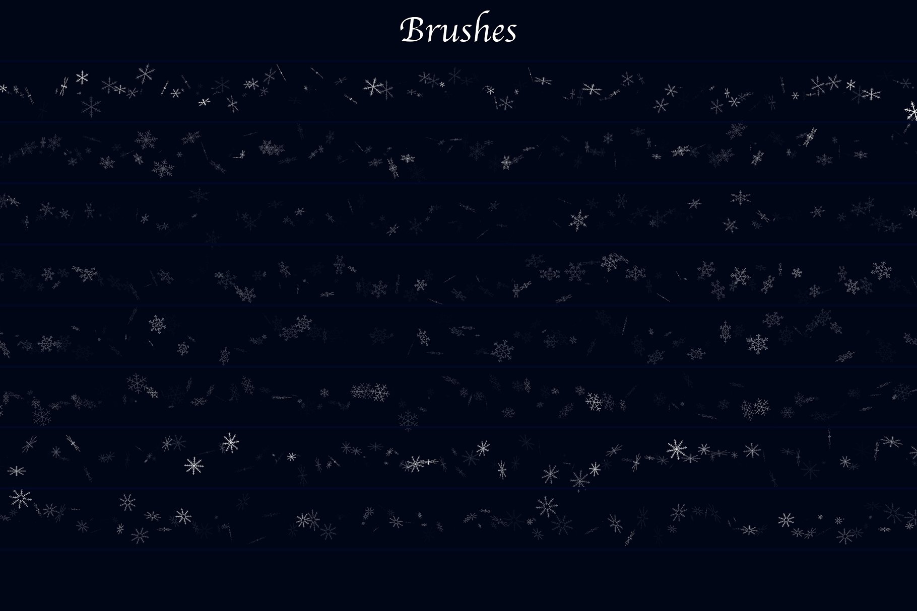 冰雪奇缘冬天主题纹理&笔刷合集[雪花、冰花&闪光] Winter Wonderland for Photoshop插图(11)