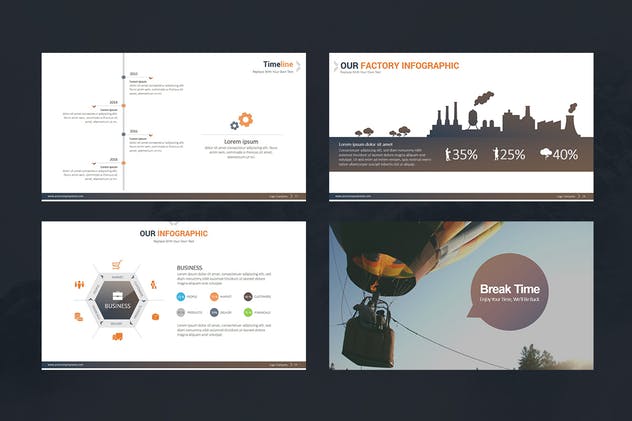 企业和商业宣传Keynote幻灯片模板 Moory Company Keynote Templates插图(5)