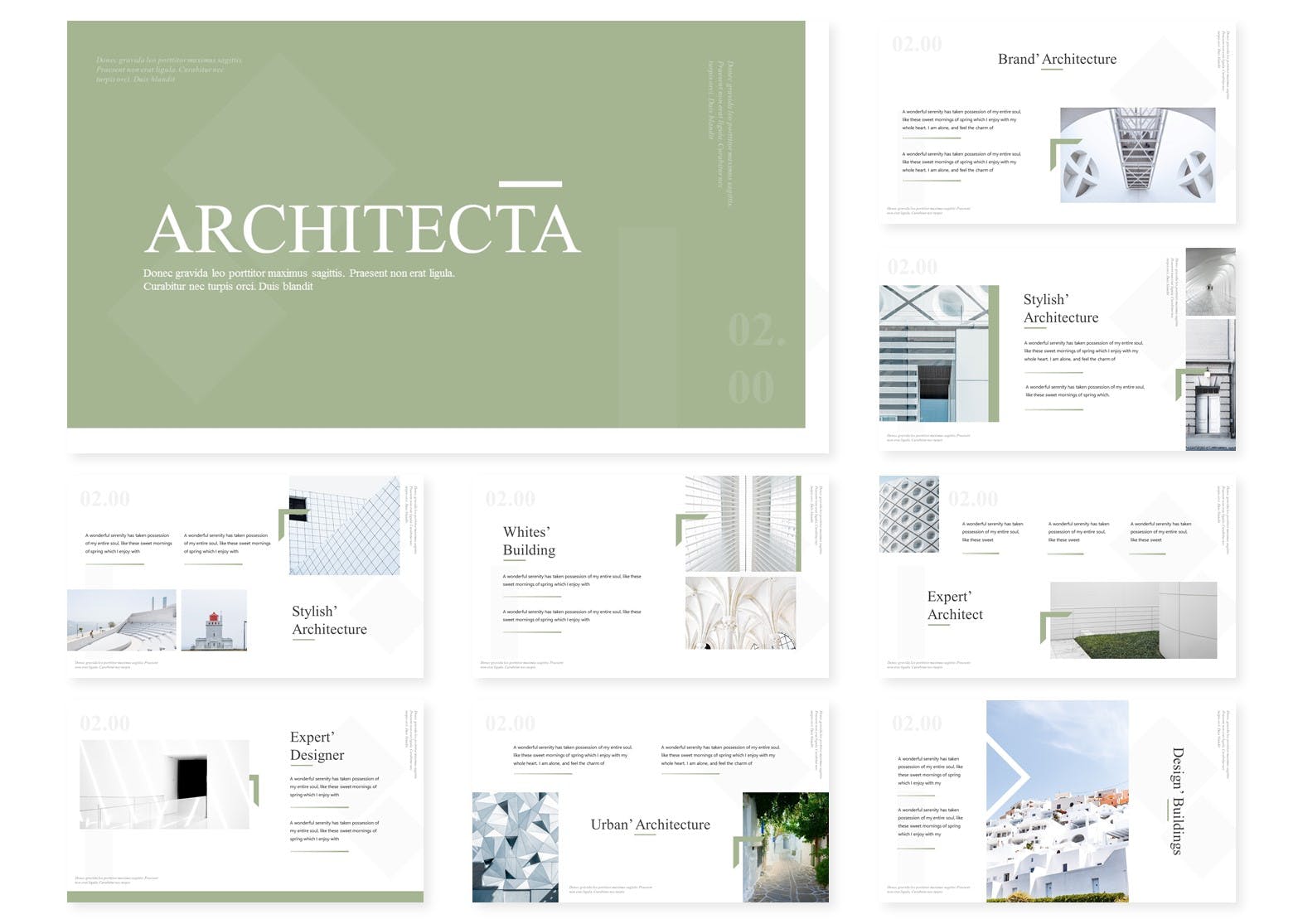 建筑策划设计公司Keynote演示文稿模板 Architecta | Keynote Template插图(1)