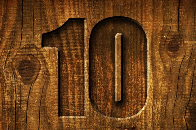 11种雕刻文字图层样式 11 Engraved Text Styles插图(11)